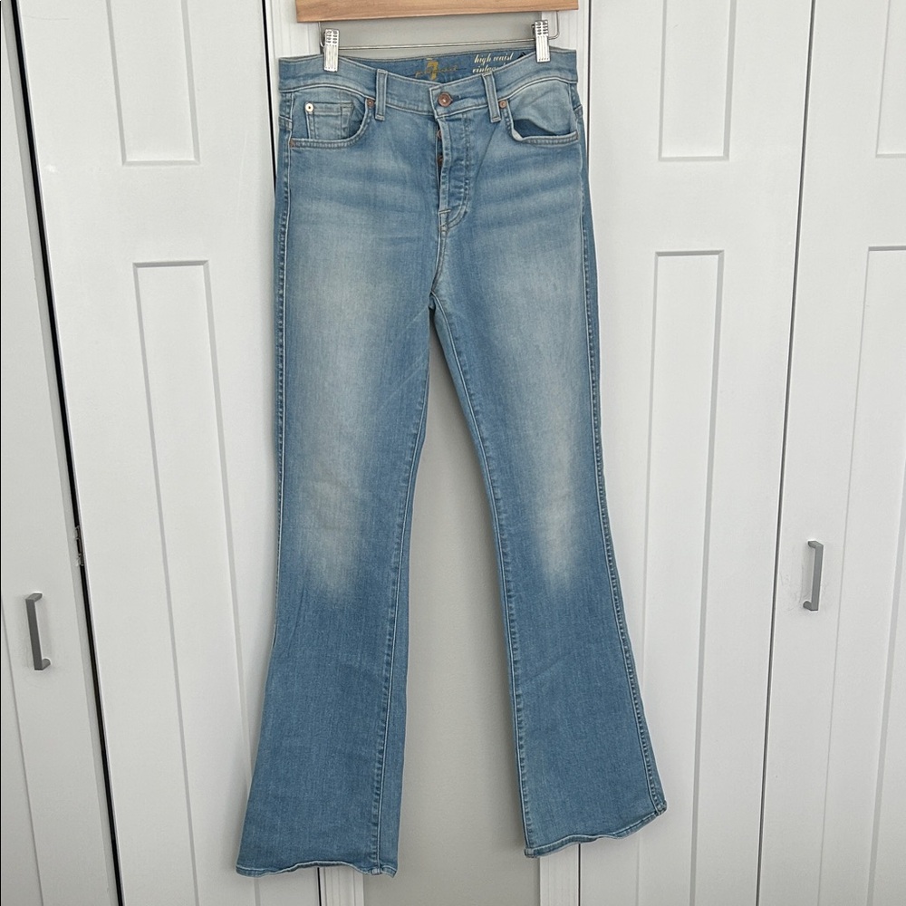 7 for all Mankind Size 28 High Waist Boot Cut Jeans